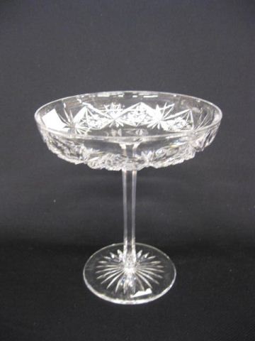 Sinclaire Cut Glass Compote