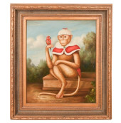 SINGERIE STYLE SIGNED OIL PAIN