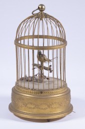 SINGING BIRD IN CAGE AUTOMATON