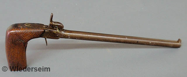 Single action percussion pistol