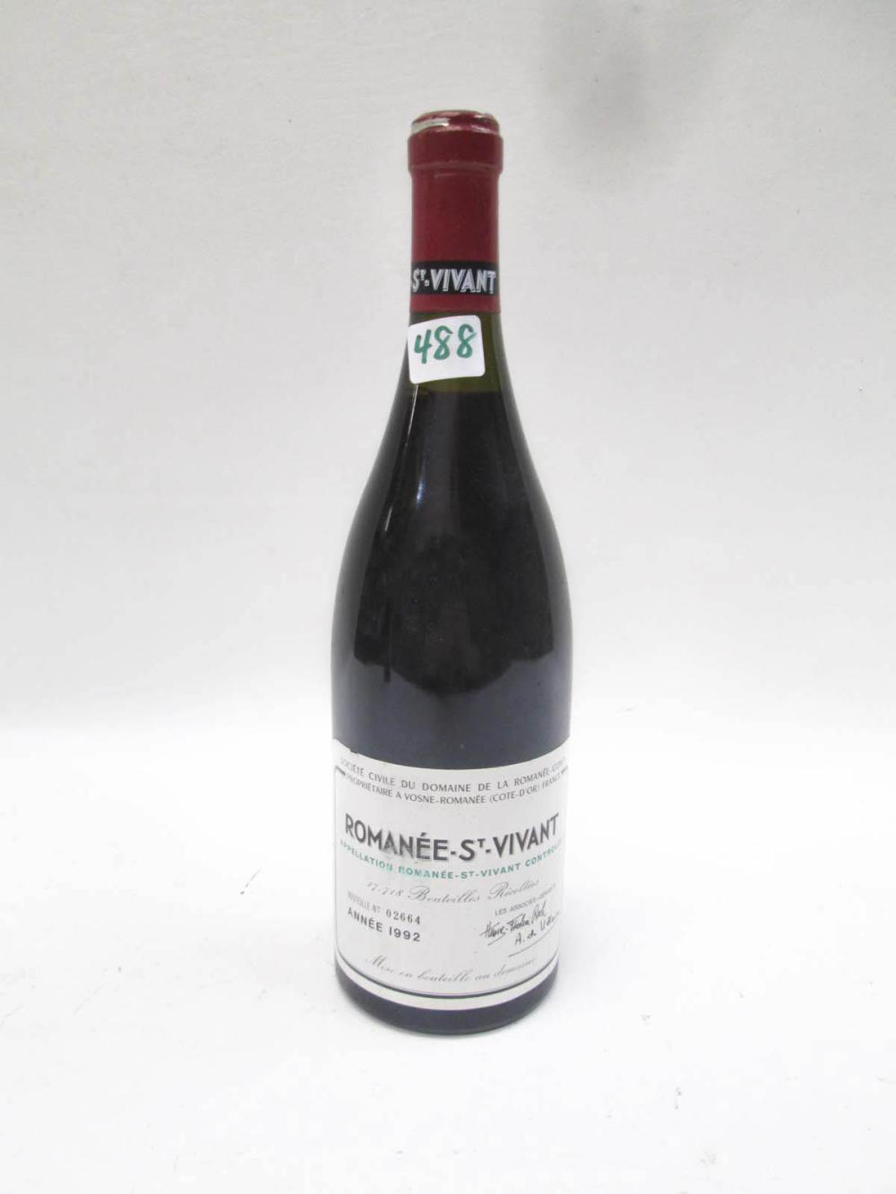SINGLE BOTTLE OF VINTAGE FRENCH RED