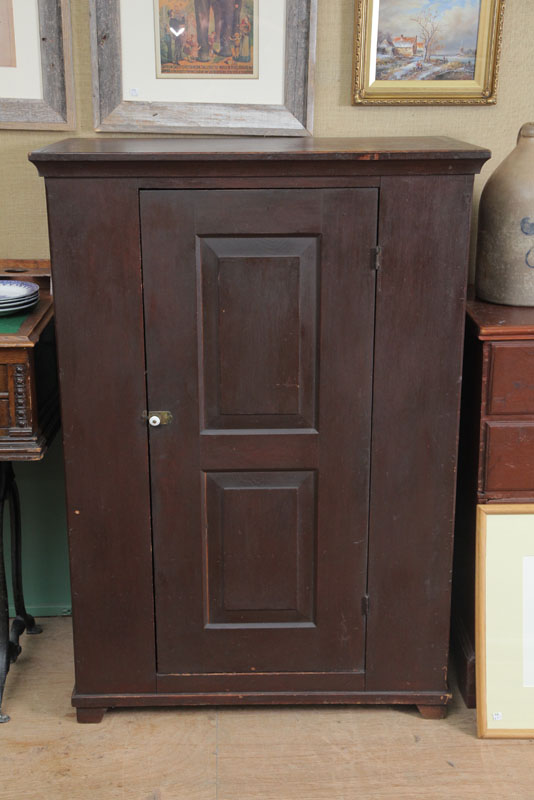 SINGLE DOOR CABINET. Pine having