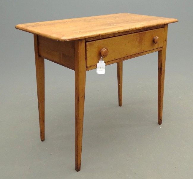 Single drawer side table with