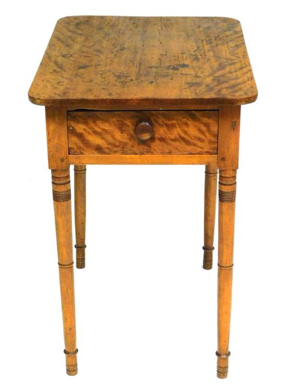 SINGLE DRAWER STAND, AMERICAN, 19TH