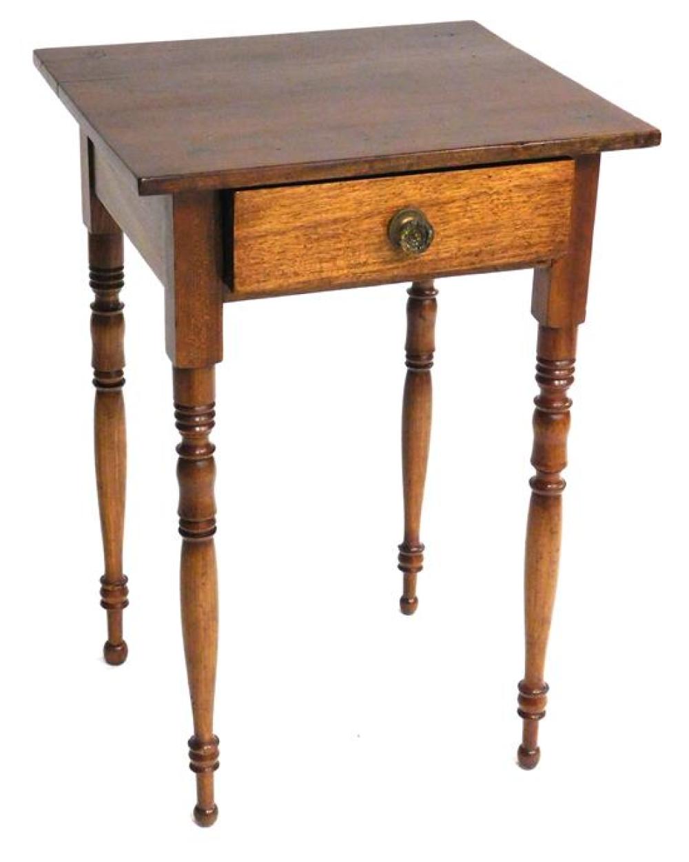 SINGLE DRAWER STAND, AMERICAN, 19TH