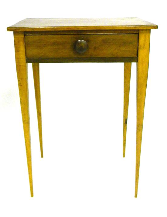 Single drawer stand with square top