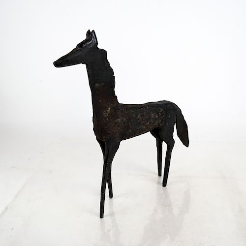 SINGLE IRON HORSE SCULPTURESingle