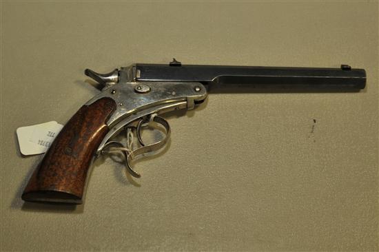 SINGLE SHOT PISTOL. 32 caliber