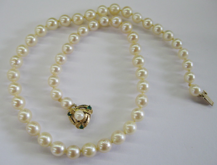 Single Strand of Cultured Pearls