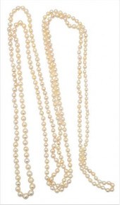 SINGLE STRAND OF CULTURED PEAR