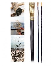 SINGULAR SILVER GILT AND BLACK
