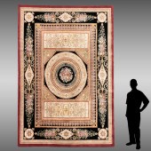 SINO FRENCH HAND TUFTED WOOL R