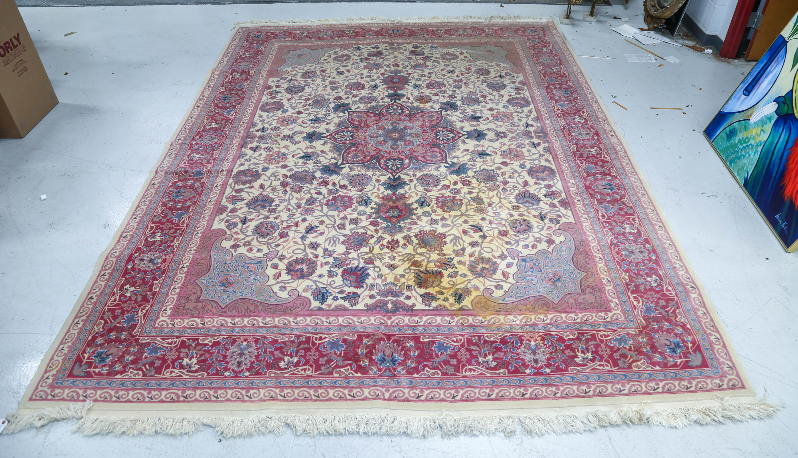 SINO ISPAHAN RUG, CHINA, 9.1 X 11.9
