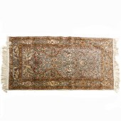 SINO KASHMIRI SILK PRAYER RUG