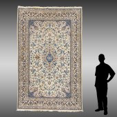 SINO PERSIAN HAND KNOTTED WOOL