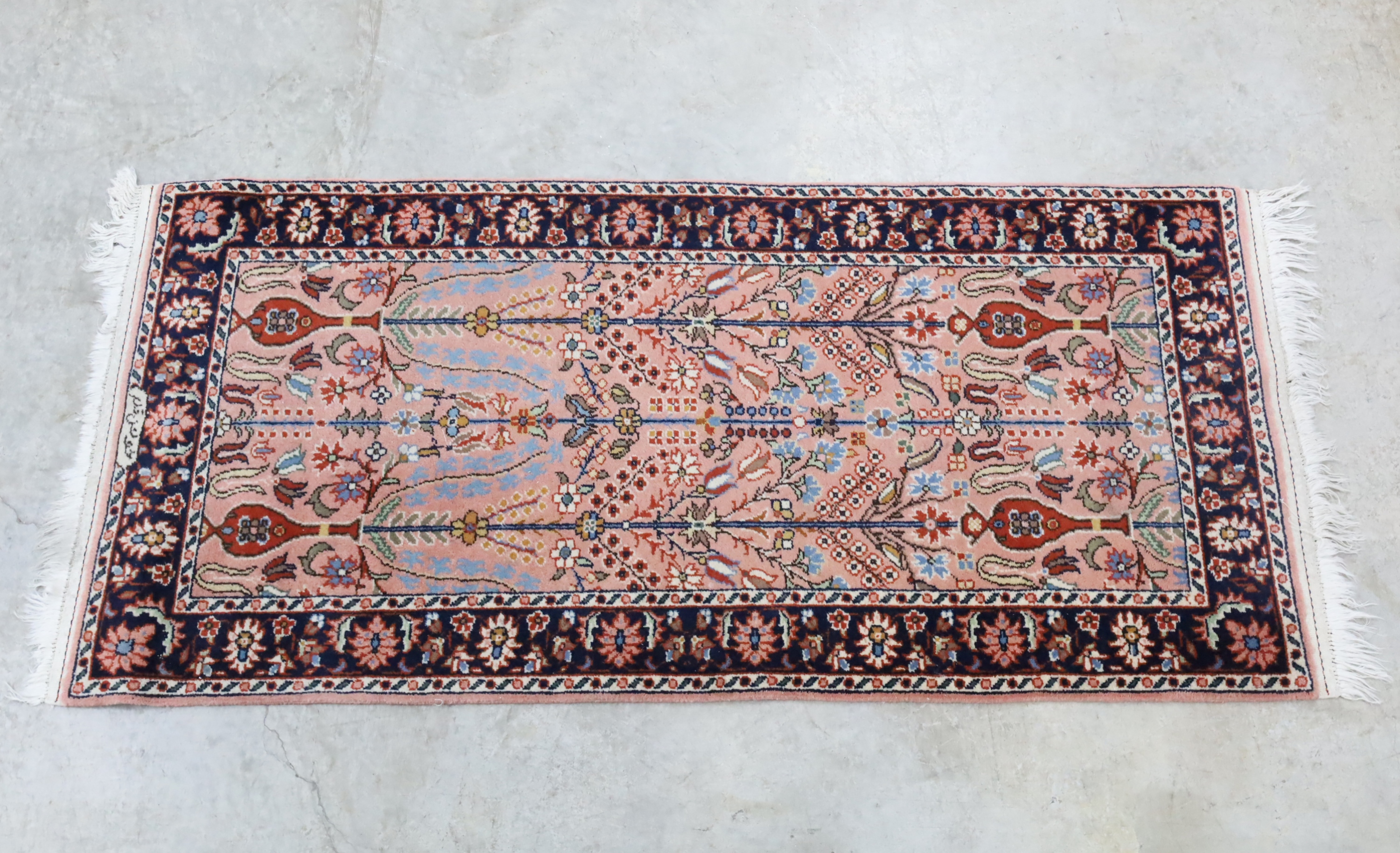 SINO-PERSIAN ORIENTAL RUG 3' X 6'8"