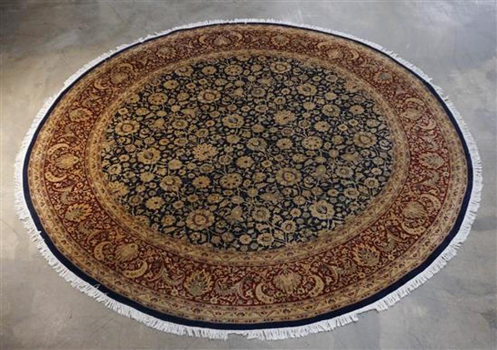 SINO-TABRIZ ROUND RUG, DIAMETER: 10