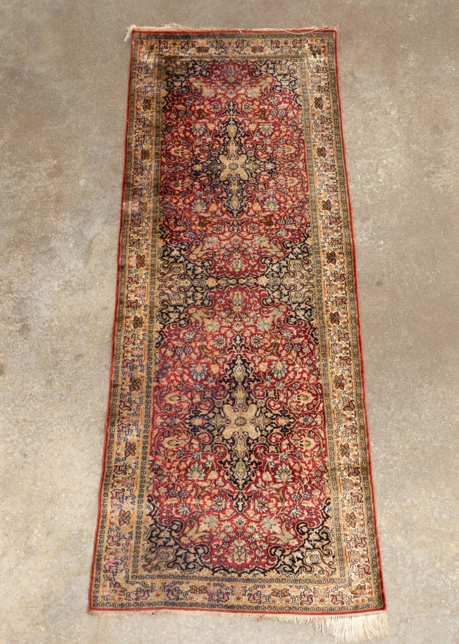 SINO TABRIZ SILK ON SILK RUG, 7 X 3