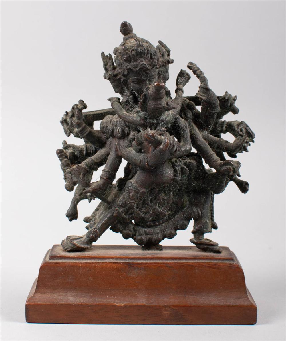 SINO-TIBETAN BRONZE FIGURE OF