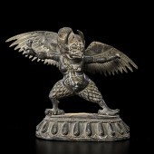 Sino-Tibetan Bronze Garuda Tib