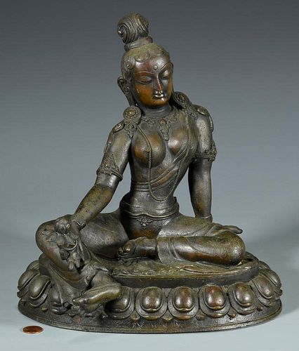 SINO-TIBETAN BRONZE GUANYIN