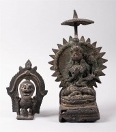SINO-TIBETAN BRONZE MODEL OF B