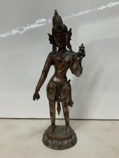 SINO-TIBETAN COPPER ALLOY FIGU