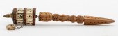 SINO-TIBETAN CORAL MOUNTED BON