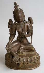 SINO-TIBETAN FIGURE OF SEATED