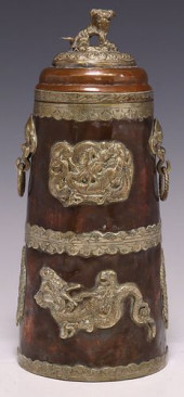 SINO-TIBETAN METAL-MOUNTED COP