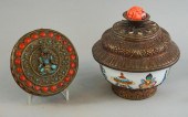 SINO-TIBETAN METAL MOUNTED POR