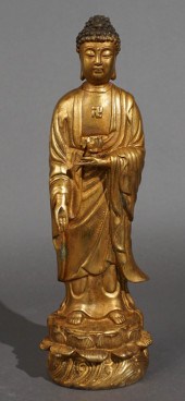 SINO-TIBETAN PATINATED FIGURE