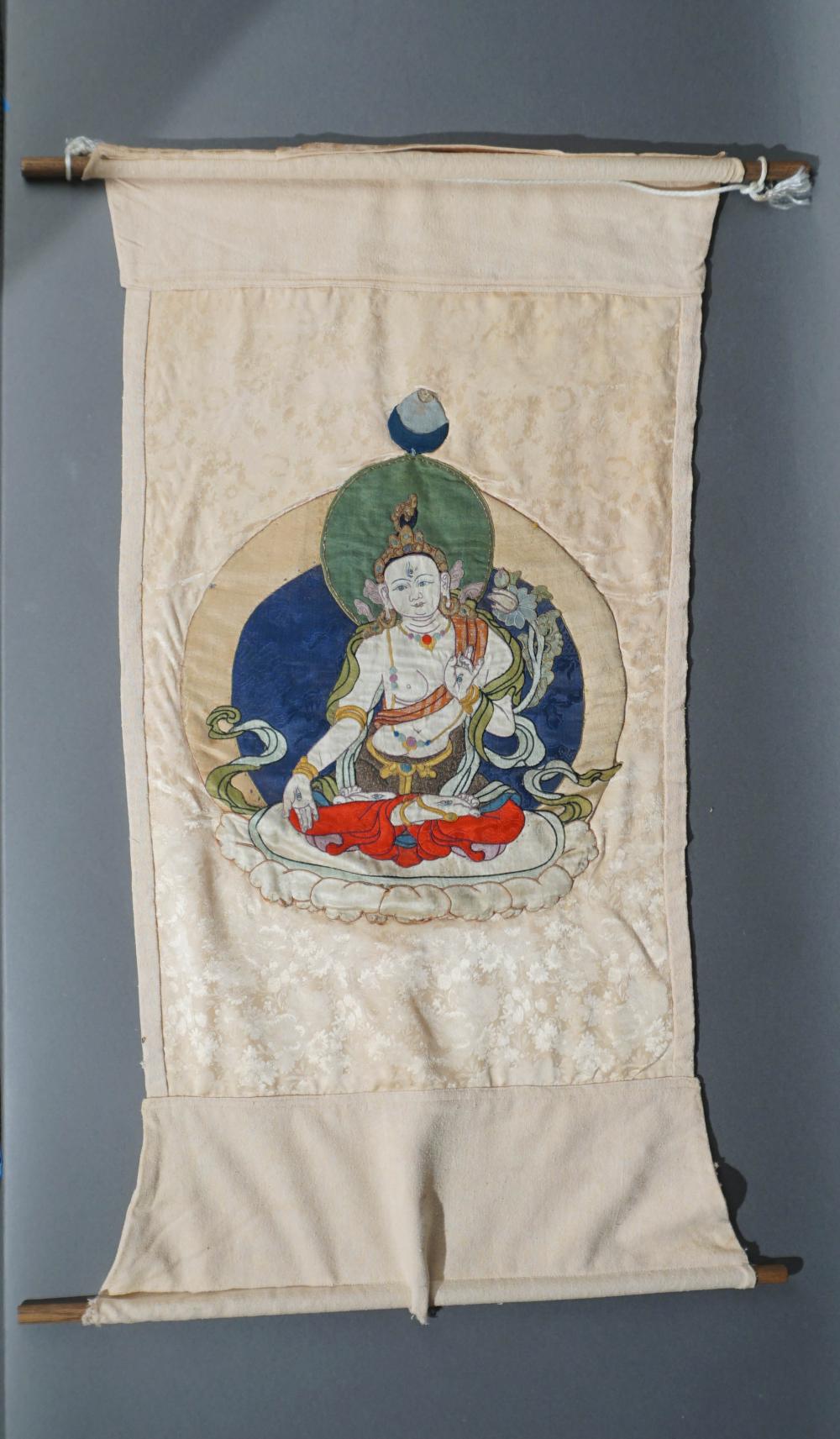 SINO-TIBETAN PIECE SILK