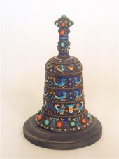 Sino-Tibetan silver, enamel an
