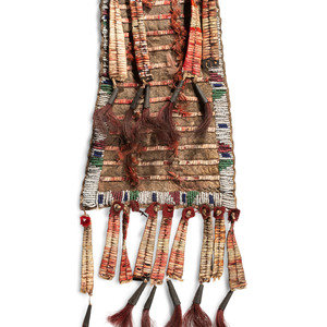 Sioux Beaded and Quilled Hide