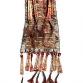 Sioux Beaded and Quilled Hide