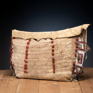 Sioux Beaded and Quilled Hide