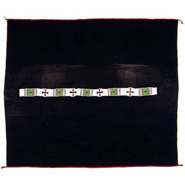 Sioux Beaded Blanket Strip on