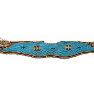 Sioux Beaded Buffalo Hide Dress