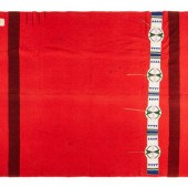 Sioux Beaded Hide Blanket Stri