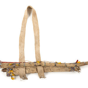 Sioux Beaded Hide Bowcase and
