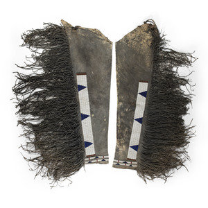 Sioux Beaded Hide Leggings fourth