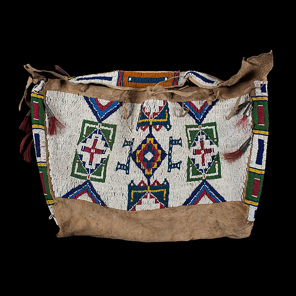 Sioux Beaded Hide Possible Bag