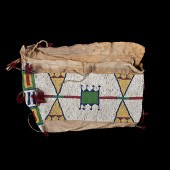 Sioux Beaded Hide Possible Bag