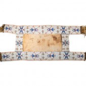 Sioux Beaded Hide Saddle Blank