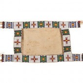 Sioux Beaded Hide Saddle Blank