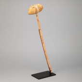 SIOUX, CARVED DOUBLE HEADED RA