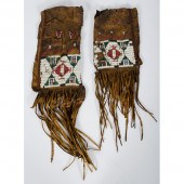 Sioux Child's Beaded Buffalo H