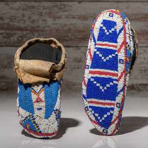 Sioux Fully Beaded Buffalo Hide