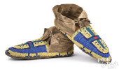 SIOUX INDIAN BEADED MOCCASINS,